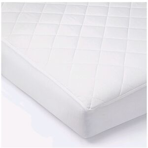 Clould Island Waterproof Fitted Mini Crib Mattress Pad Cover - White